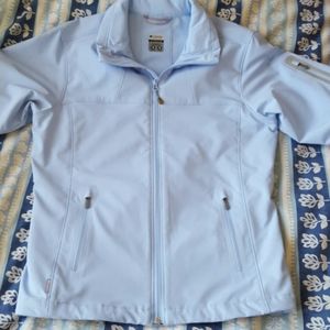 Columbia Titanium soft shell ice blue jacket